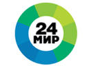 Логотип канала Мир 24